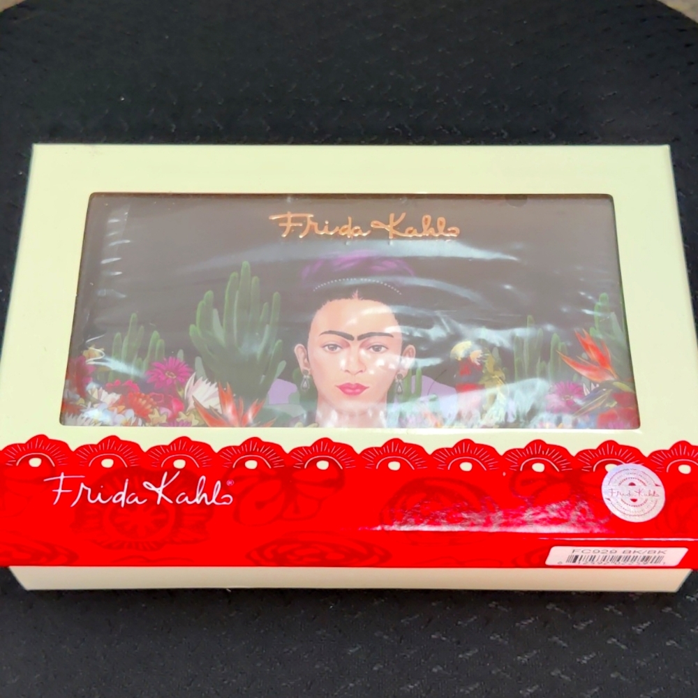 Authentic Frida Kahlo Double Zipper Wallet
